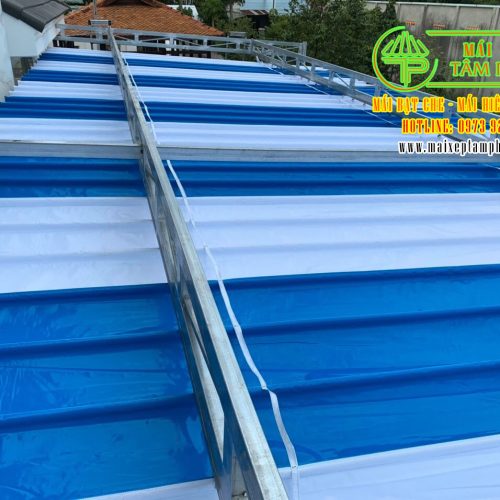 Mái che bạt xếp, mái bạt kéo giá rẻ