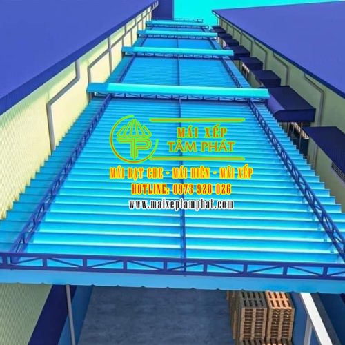 Mái che nhà xưởng, nhà kho giá rẻ