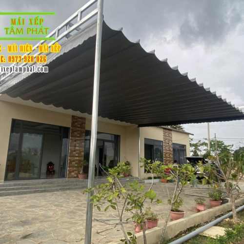 Mái che bạt kéo ngoài trời