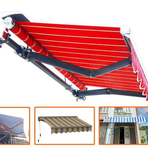 Mái hiên di động quay tay