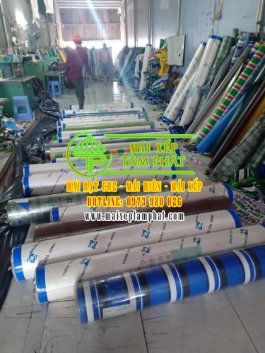 Xưởng gia công may ép bạt mái xếp giá rẻ
