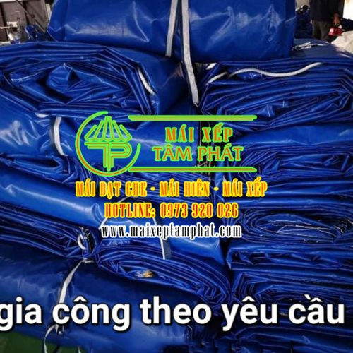 Xưởng gia công may ép bạt mái xếp giá rẻ