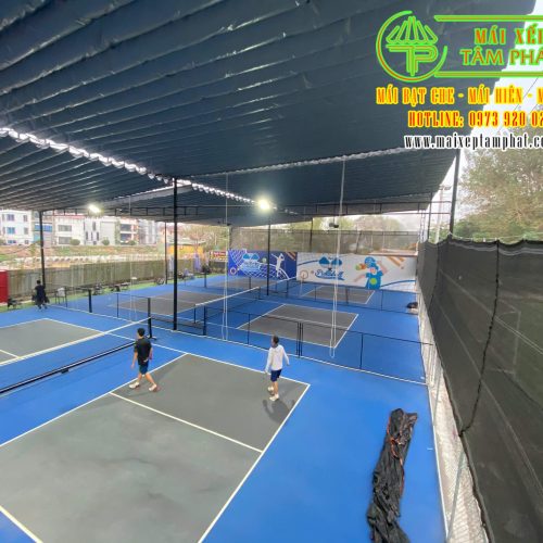 Mái che di động sân Pickleball