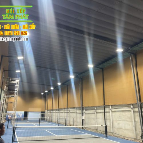 Thi công mái che di động Sân Pickleball ở Vũng Tàu