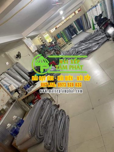 Xưởng gia công may bạt xếp, bạt mái hiên, bạt che giá rẻ theo yêu cầu